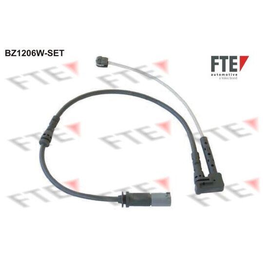 BZ1206W-SET - Warning Contact, brake pad wear 