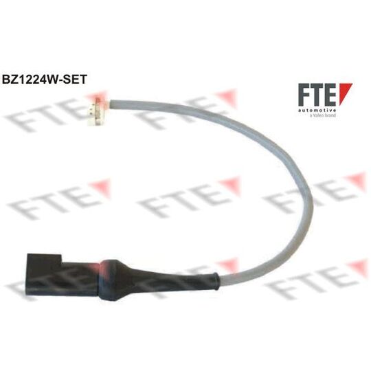 BZ1224W-SET - Warning Contact, brake pad wear 