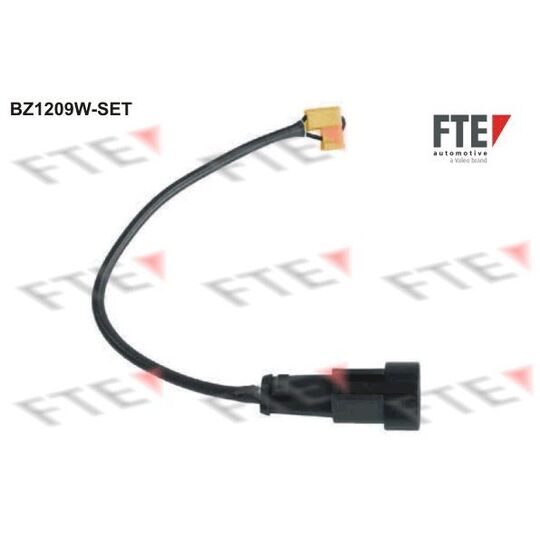 BZ1209W-SET - Warning Contact, brake pad wear 