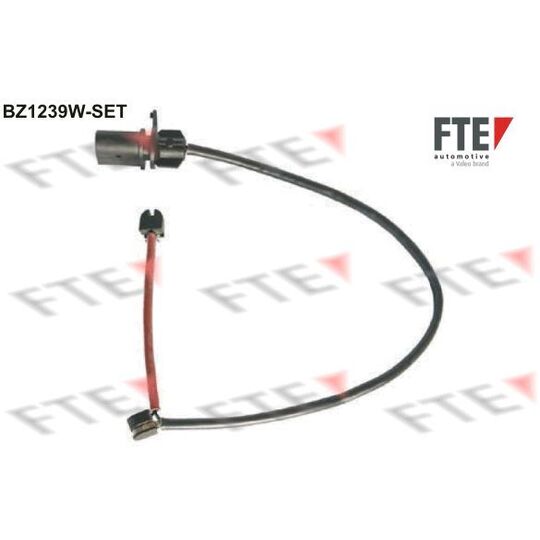 BZ1239W-SET - Warning Contact, brake pad wear 