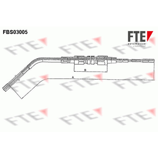 FBS03005 - Cable, parking brake 