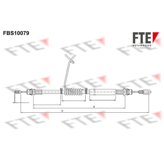FBS10079 - Cable, parking brake 