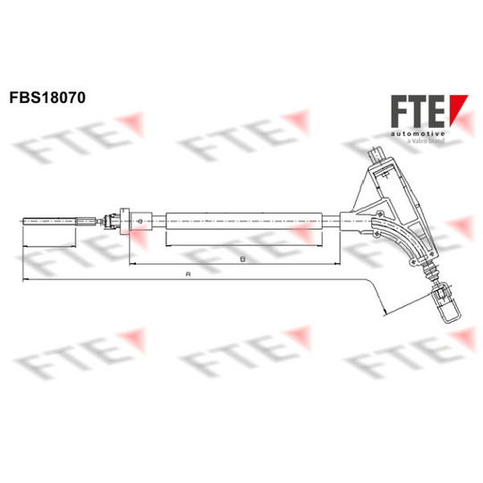 FBS18070 - Vaijeri, seisontajarru 