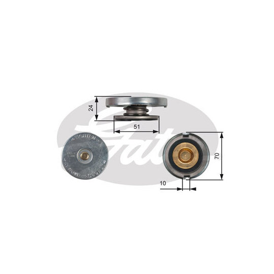 RC105 - Sealing Cap, radiator 