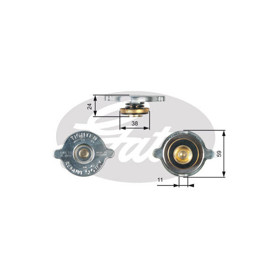 RC116 - Sealing Cap, radiator 