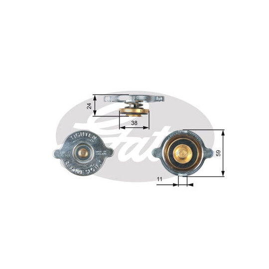 RC119 - Sealing Cap, radiator 