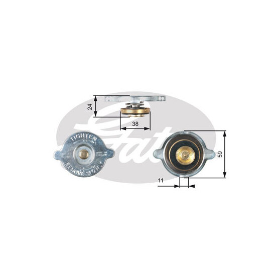 RC118 - Sealing Cap, radiator 