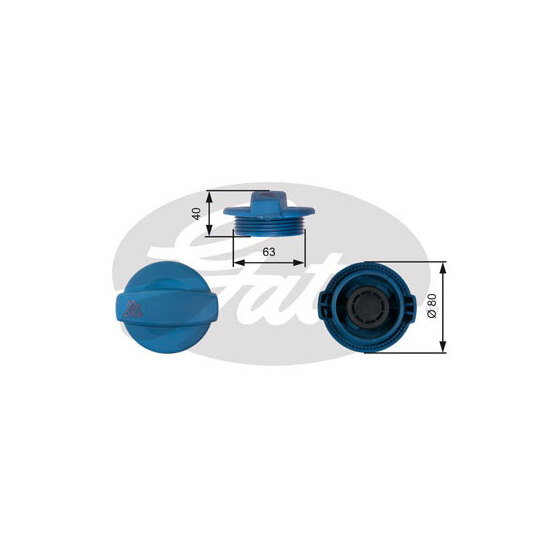 RC237 - Sealing Cap, coolant tank 