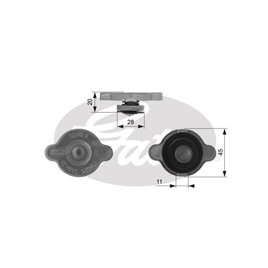 RC232 - Sealing Cap, coolant tank 