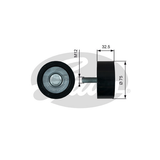 T36741 - Deflection/Guide Pulley, v-ribbed belt 