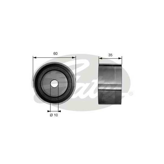 T41040 - Deflection/Guide Pulley, timing belt 
