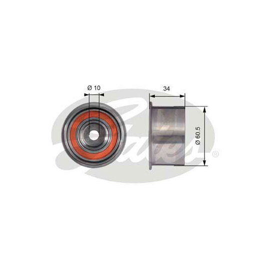 T41226 - Deflection/Guide Pulley, timing belt 