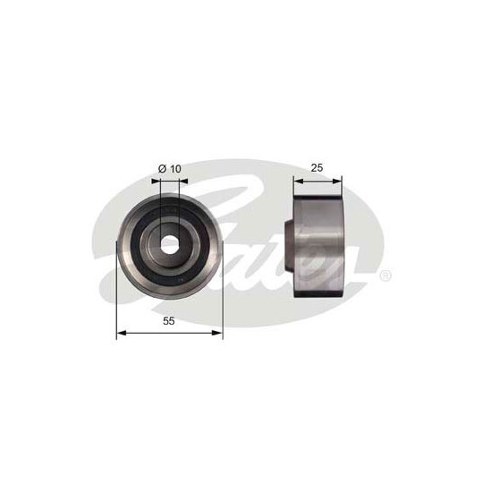 T42016 - Deflection/Guide Pulley, timing belt 