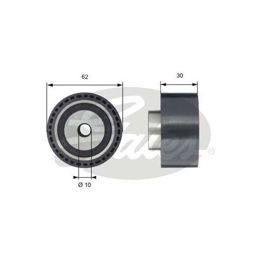 T42198 - Deflection/Guide Pulley, timing belt 