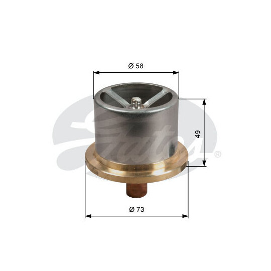 TH51386 - Termostaatti, jäähdytysneste 