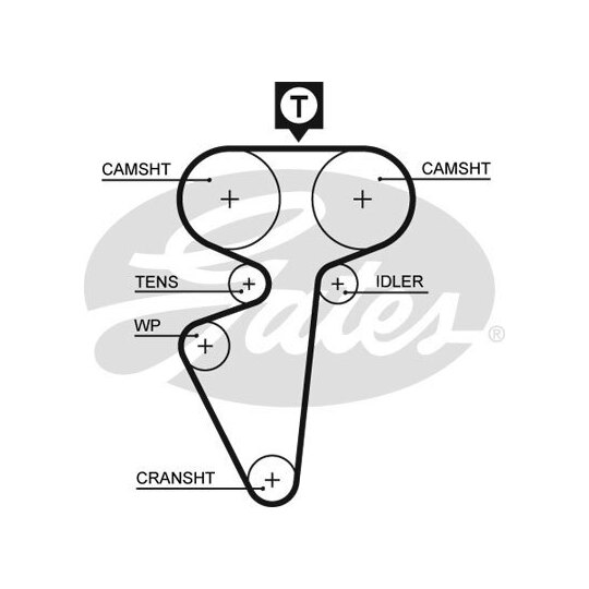 K015539 - Timing Belt Set 