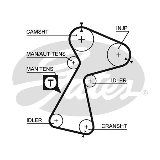 K015561XS - Timing Belt Set 