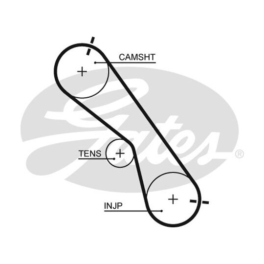 K015560XS - Timing Belt Set 