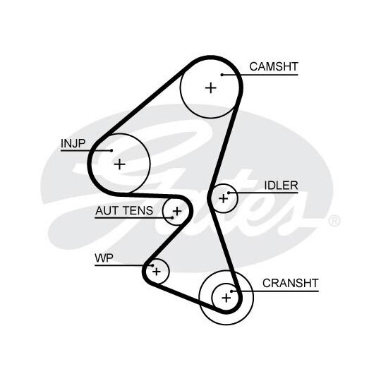 K015657XS - Timing Belt Set 