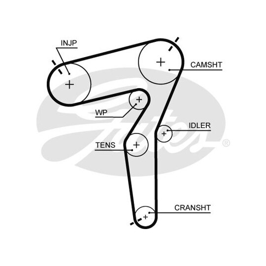 K015684XS - Timing Belt Set 