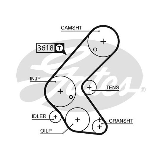 K025563XS - Timing Belt Set 