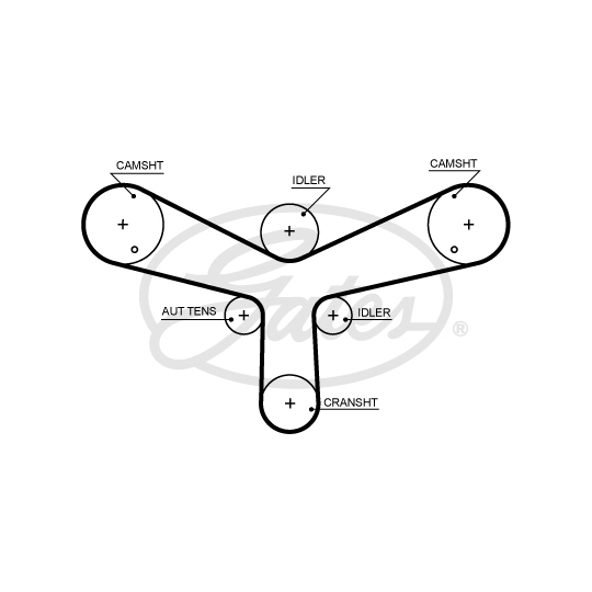 K025624XS - Timing Belt Set 