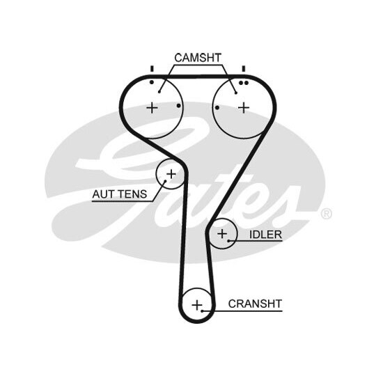 K035680XS - Timing Belt Set 