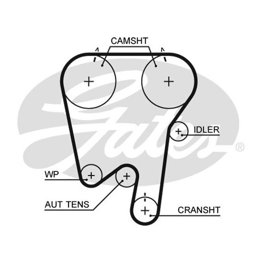 K045378XS - Timing Belt Set 