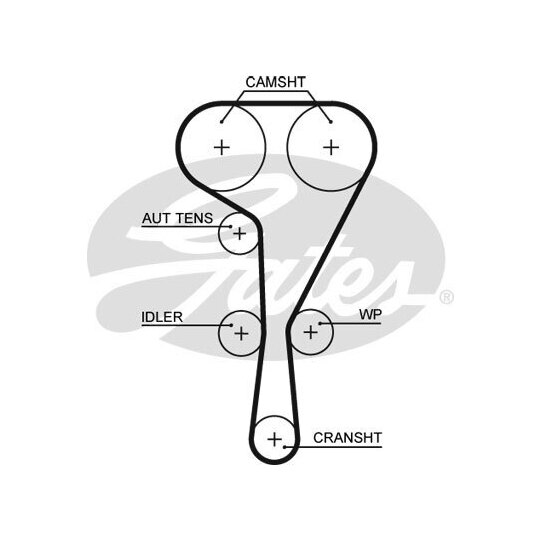 KP35550XS - Water Pump & Timing Belt Set 