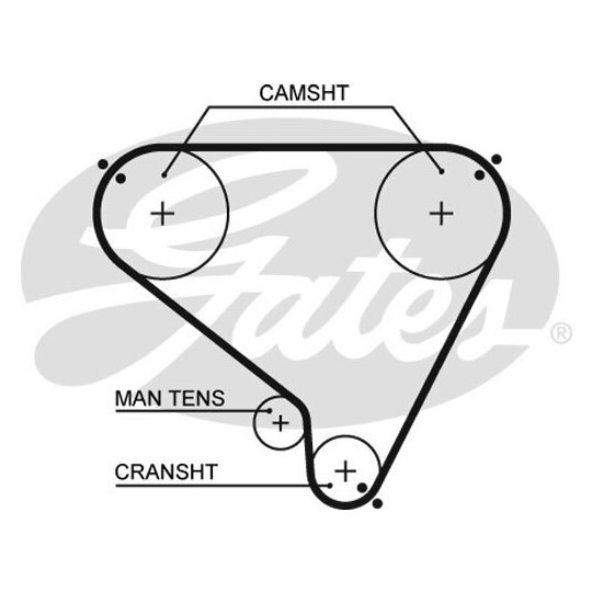 T104RB - Timing Belt 