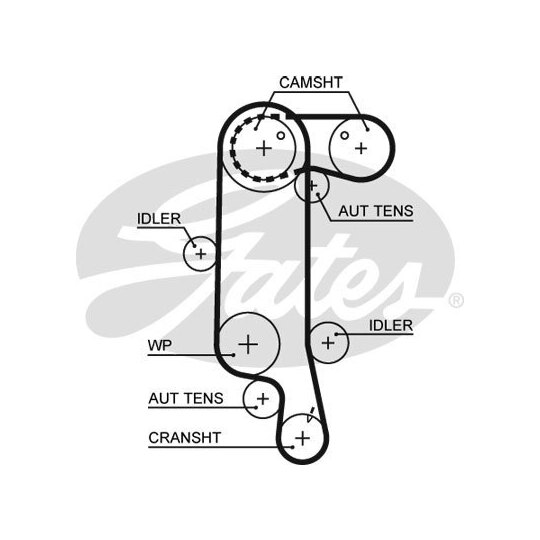 K025565XS - Timing Belt Set 