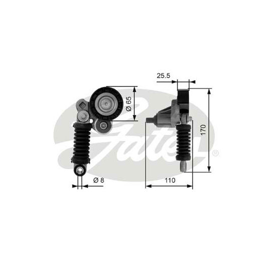 KP56PK1660 - Water Pump + V-Ribbed Belt Set 