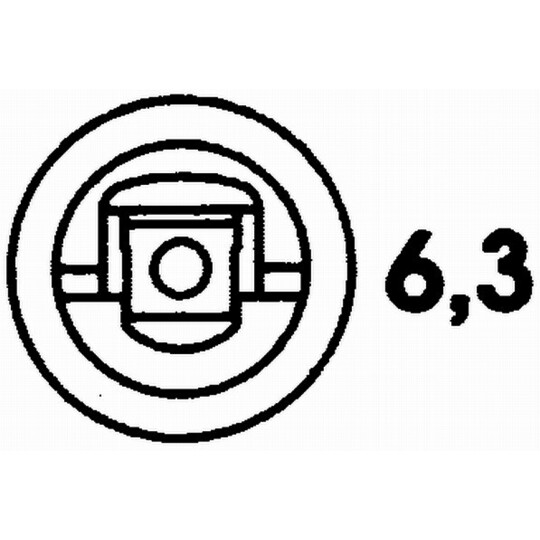 6PT 009 107-671 - Sensor, oljetemperatur 