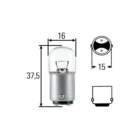 8GA 002 071-371 - Glödlampa 