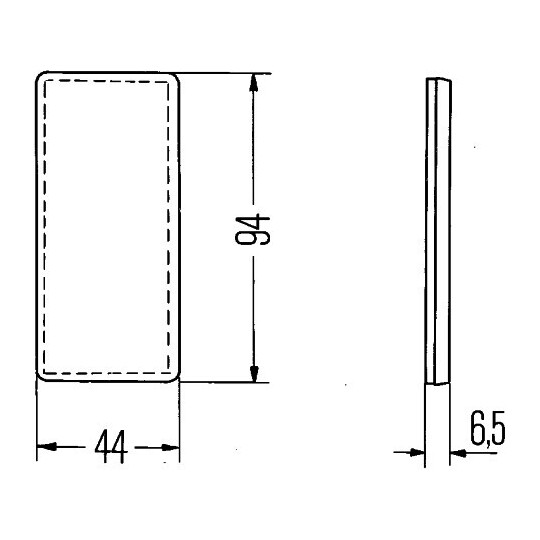 8RA 002 014-317 - Reflex Reflector 