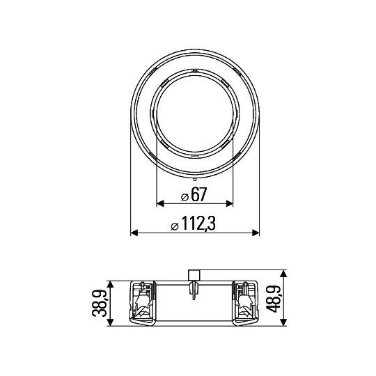 8RA 009 362-001 - Reflektor 