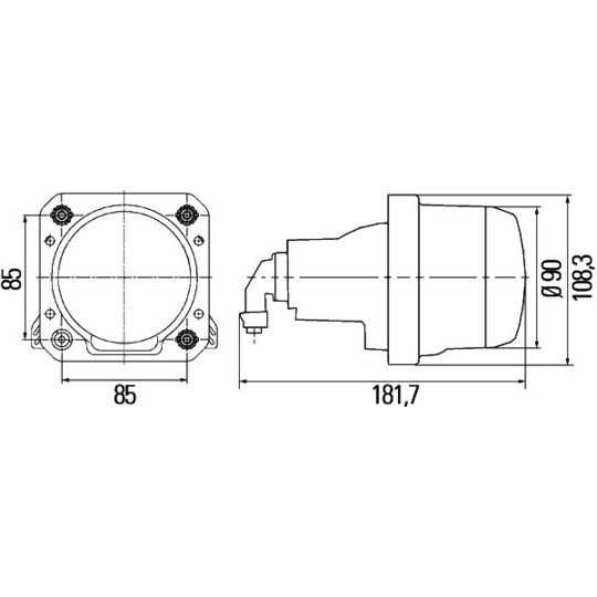 1AL 009 998-041 - Headlight 