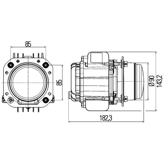 1AL 010 820-851 - Headlight 