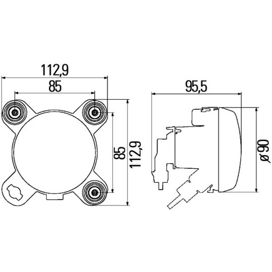 1K0247 043-007 - Headlight 