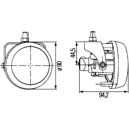 1N0 009 295-021 - Cornering Light 