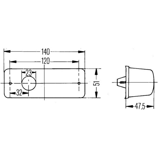 2BM 006 692-077 - Lisävilkkuvalo 