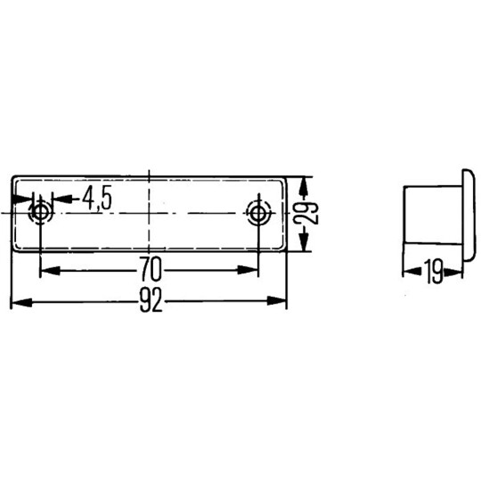 2KA 004 331-061 - Licence Plate Light 