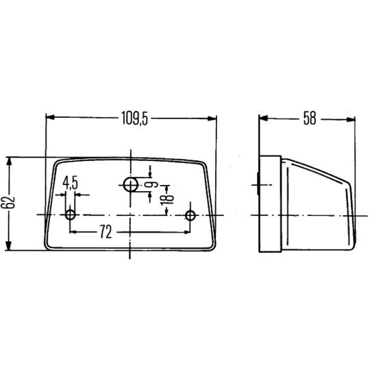 2KA 003 389-211 - Licence Plate Light 