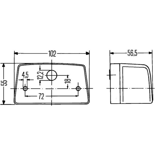 2KA 998 523-017 - Licence Plate Light 