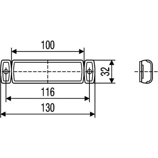 2PG 008 645-971 - Outline Lamp 