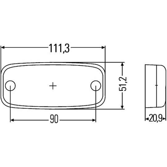 2PS 345 600-017 - Side Marker Light 