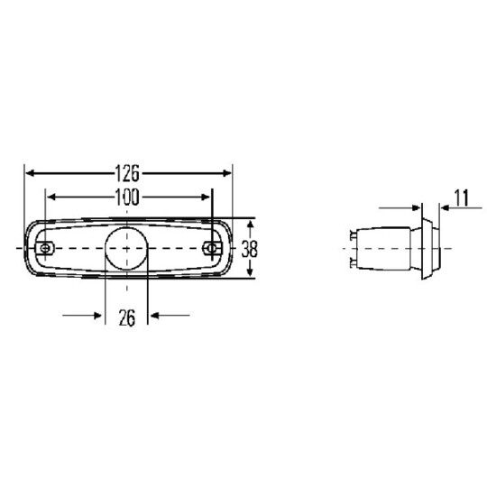 2PS 962 964-012 - Side Marker Light 