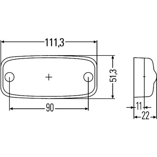 2PS 963 639-041 - Side Marker Light 