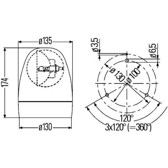 2RL 007 337-031 - Varningsfyr 