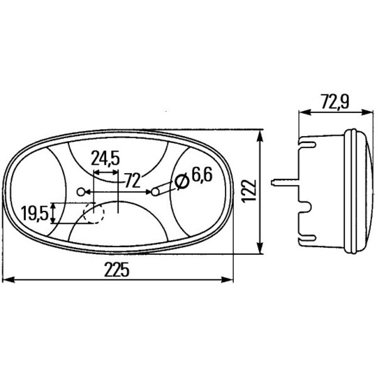 2VA 343 640-111 - Combination Rearlight 